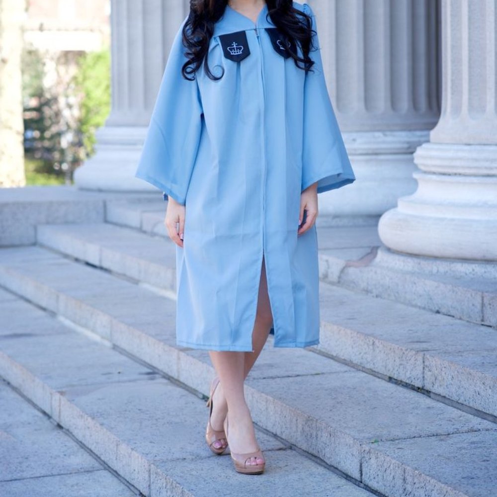 Columbia Graduation Regalia Cap and Gown